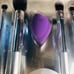 Real Techniques Disco Glam Limited Edition Makeup Brush 9 Piece Brush Set NEW