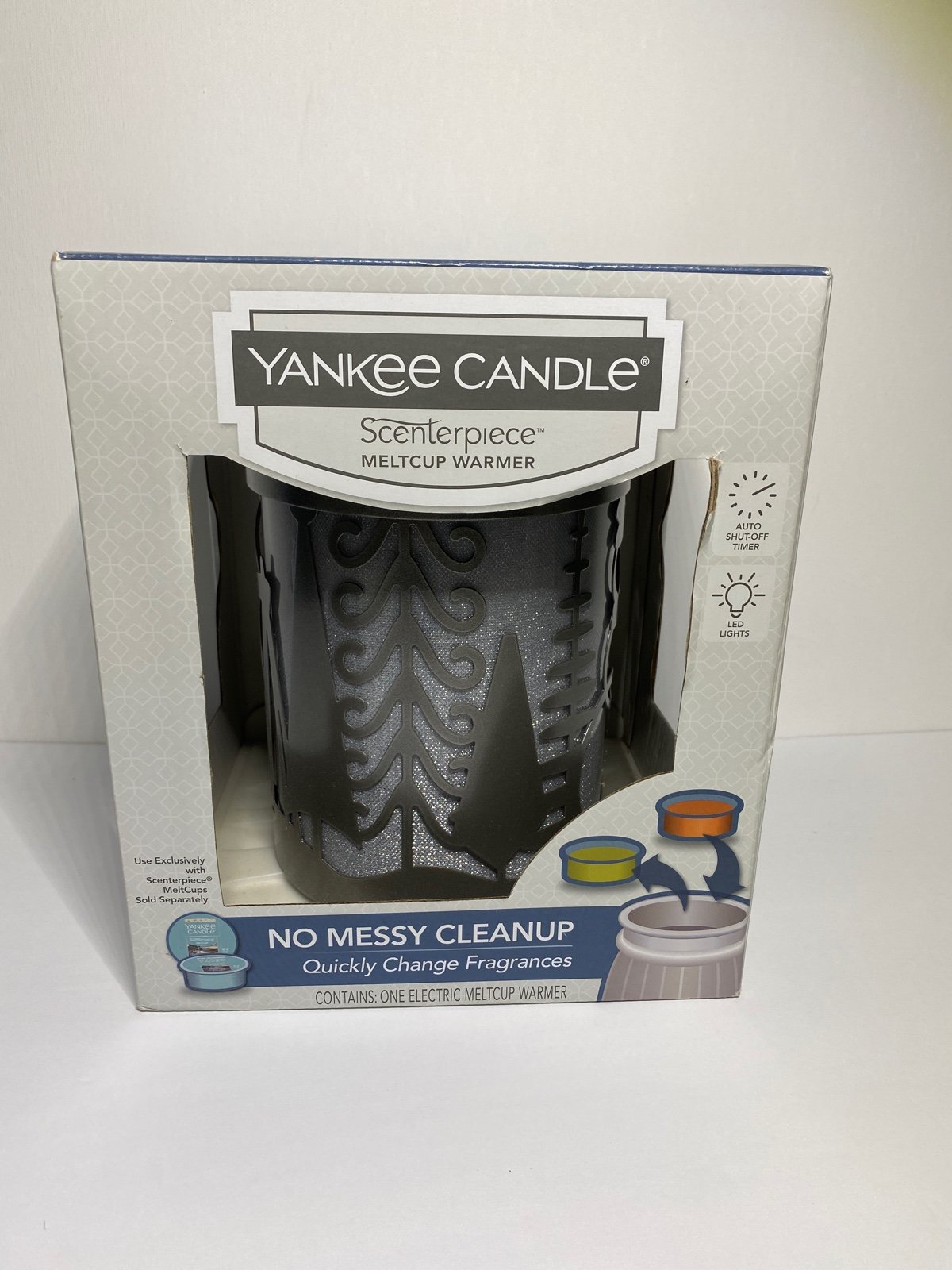 Yankee Candle Scenterpiece Meltcup Wax Warmer Winter Wonderment Snowman NEW