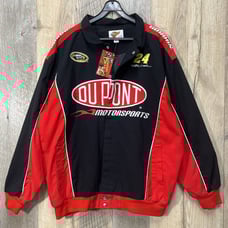 NASCAR JEFF GORDON Racing Jacket Winner's Circle XL Dupont Red and Black NWT