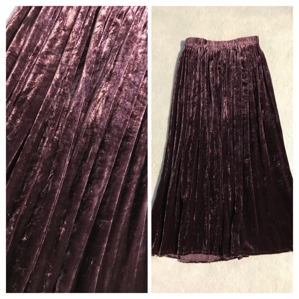 DOSA Rich Velvety Silk+Rayon Long Skirt (NWOT)