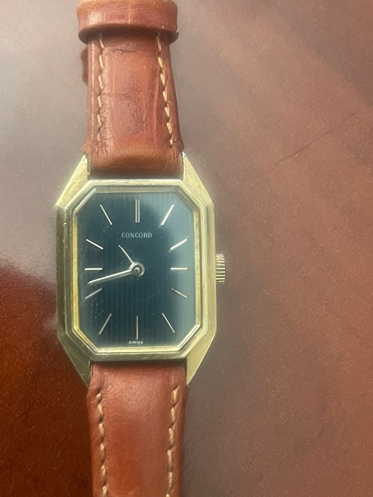 Vintage Concord 14k Gold Quartz Women’s Wrist Watch 18k vermeil