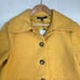 Strut & Bolt New Womens Jacket Sz S Mustard Yellow Lined Teddy Coat Spring