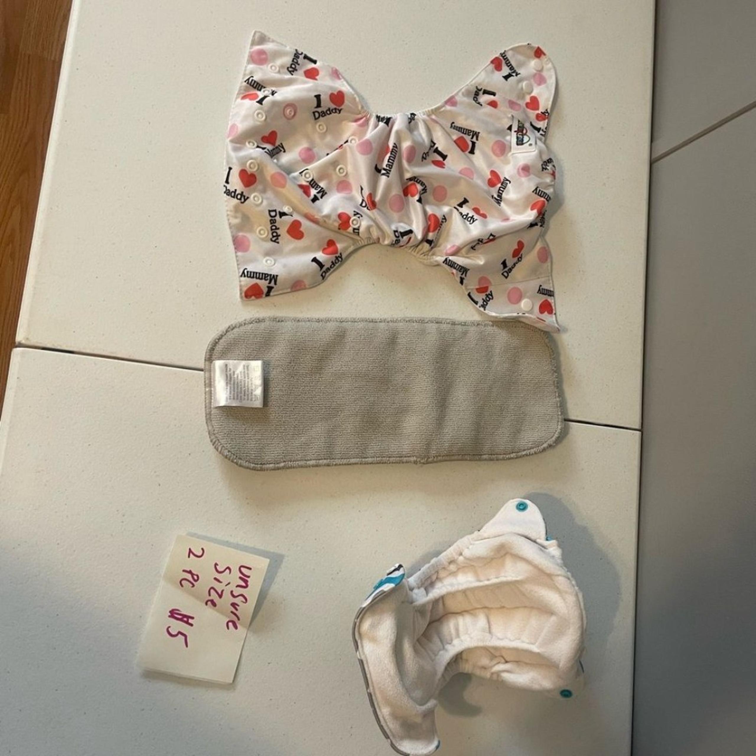 Kids Printed Bow Headband - White and Pink
