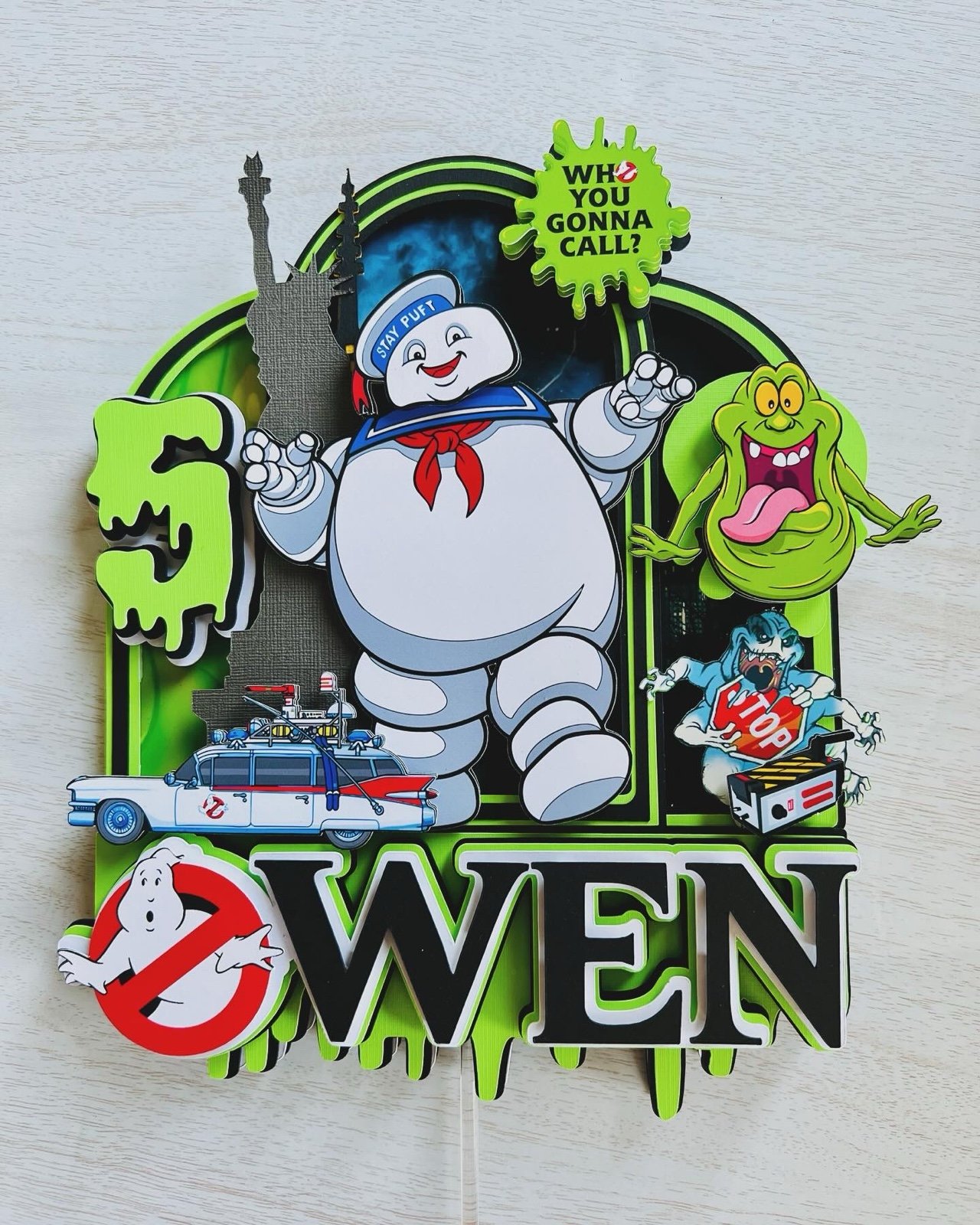 Ghostbusters Cake Topper