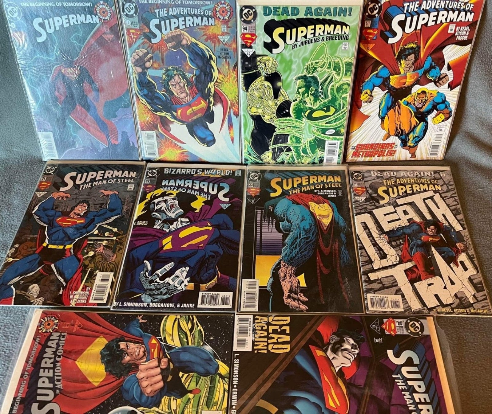 1994 DC Superman Comic Books  Still in original packaging. Mint condition.