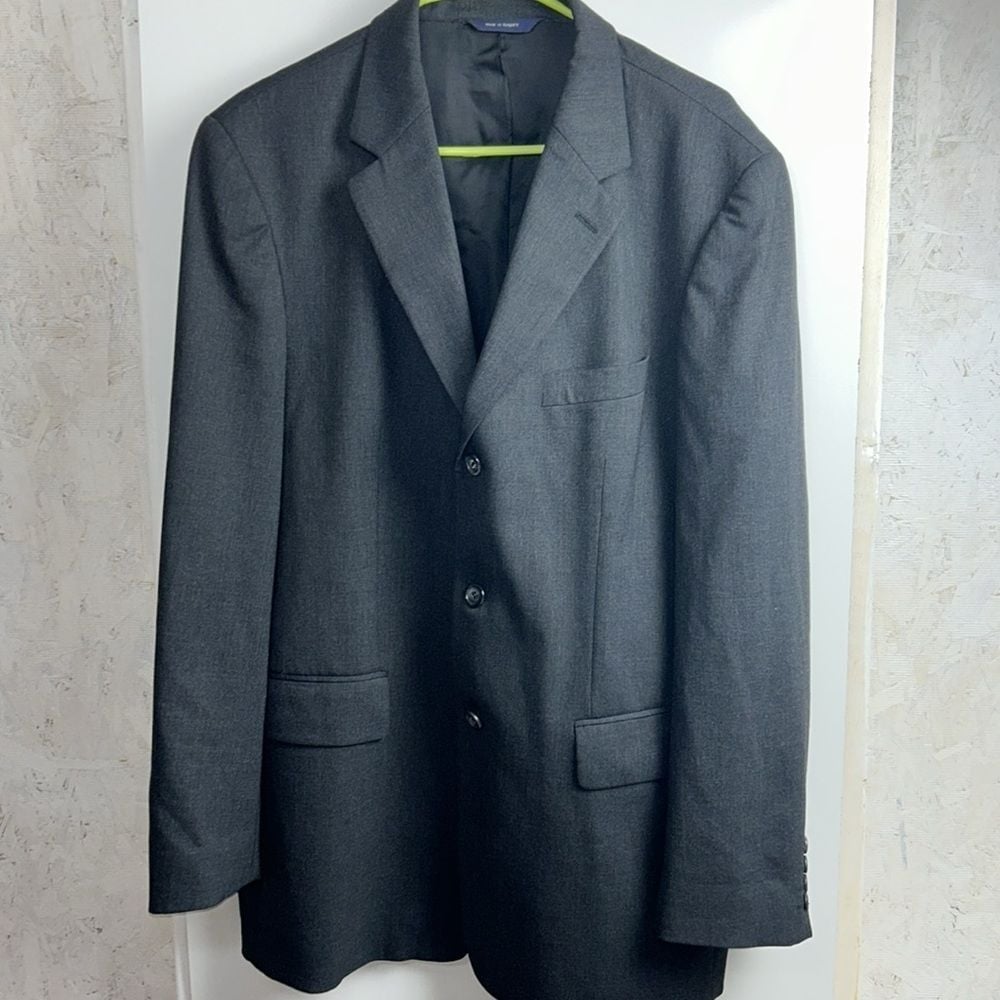 J. Crew grey wool 3 button sport coat