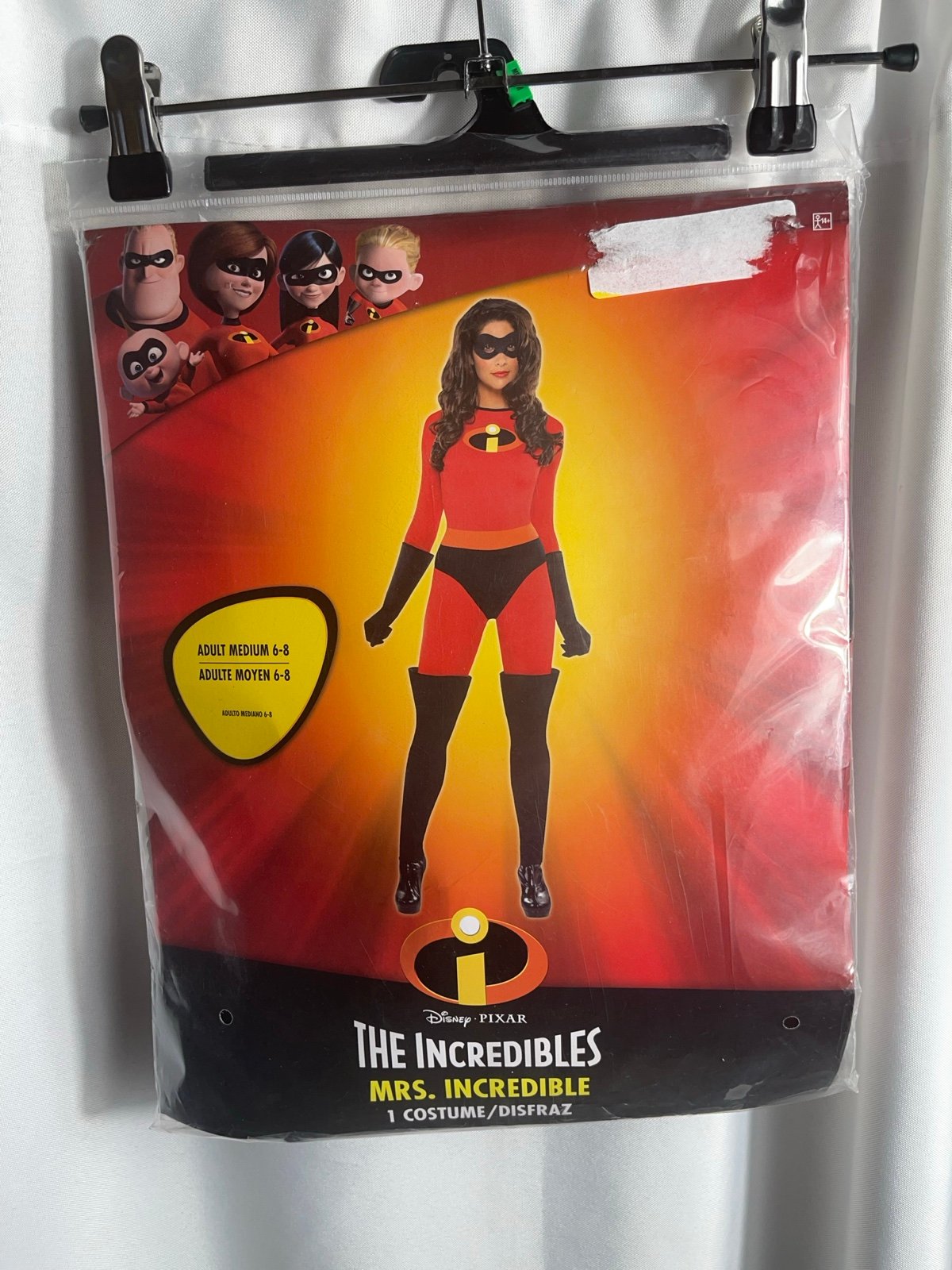 Disney Pixar The Incredibles Mrs. Incredible Costume Women’s Size M 6-8 NWT