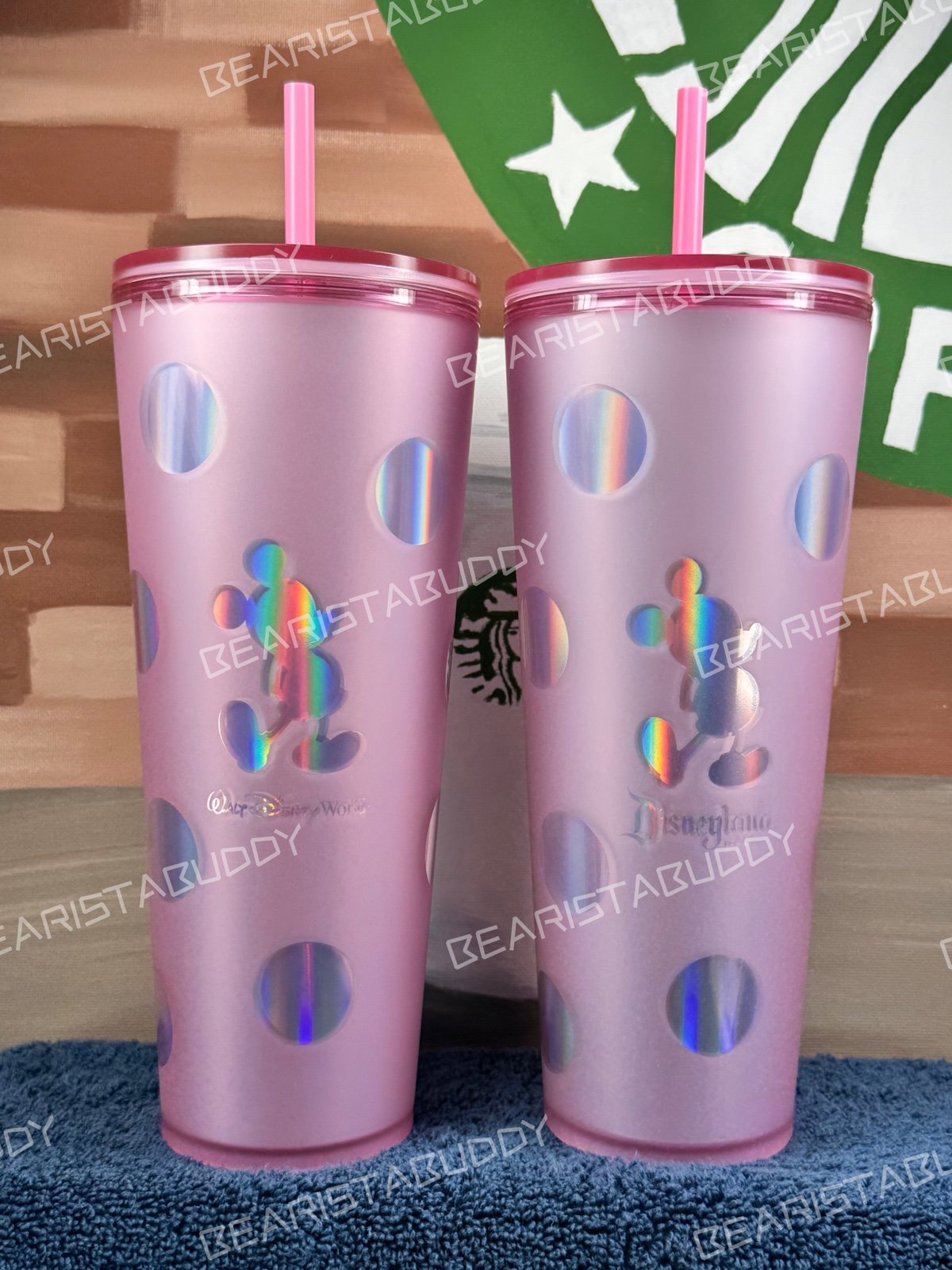 Starbucks Disney Polka Dot Soft Touch Set