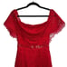 NEW NWT Saylor Cornelia Sistine Red Lace Off The Shoulder Dress SZ XS MSRP 295
