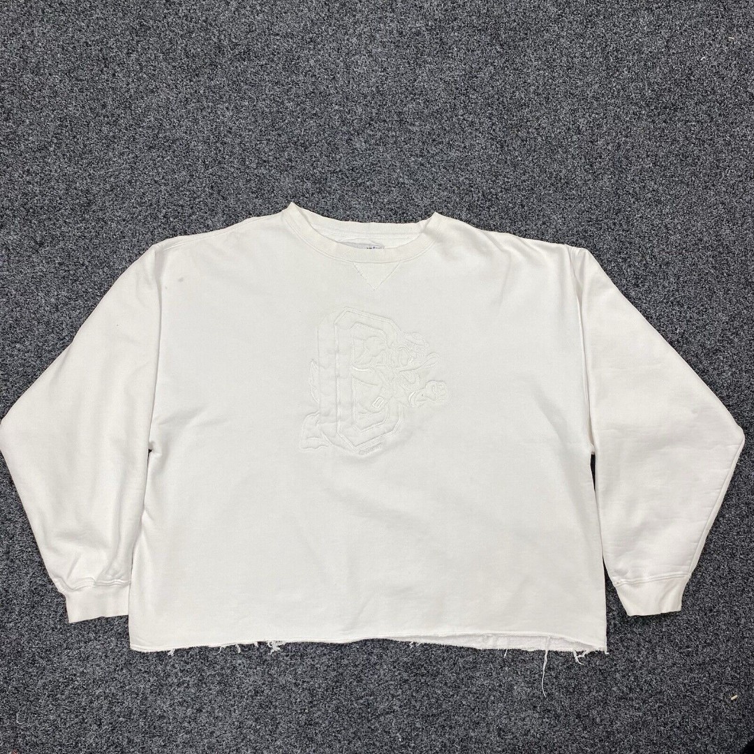 Vintage Gear For Sports Sweatshirt Donald Duck x Oregon White Pullover Size XL