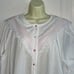 Vtg 80s or 90s Lanz of Salzburg Cottage Core white cotton robe