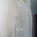 Vtg 80s or 90s Lanz of Salzburg Cottage Core white cotton robe