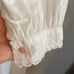 Vtg 80s or 90s Lanz of Salzburg Cottage Core white cotton robe