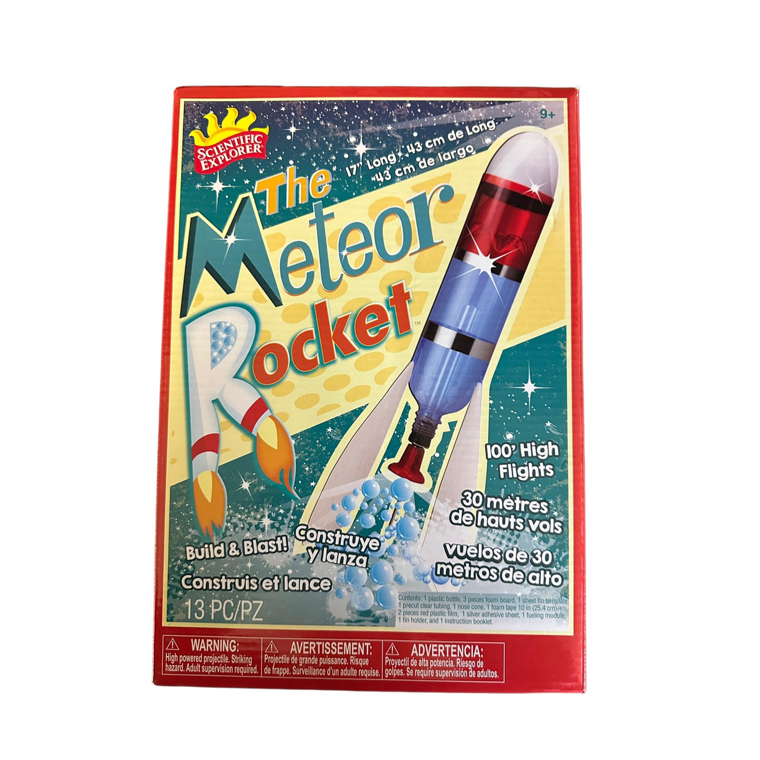 Scientific Explorer The Meteor Rocket Kit Science Project NEW