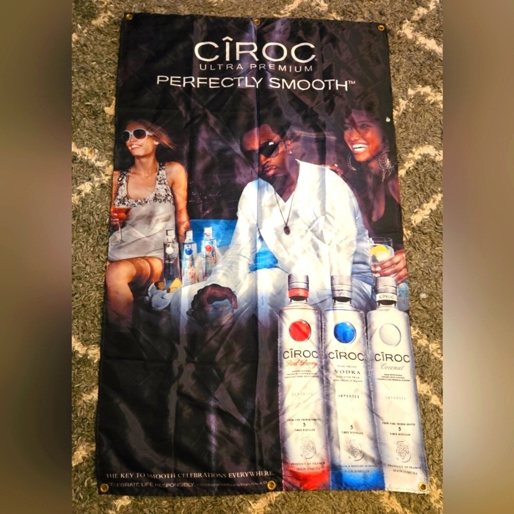 Ciroc Vodka Promotional Banner Hip Hop P Diddy