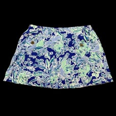 Lilly Pulitzer Madison Knit Skort Skirt Size Small Royal Blue Koalafications EUC
