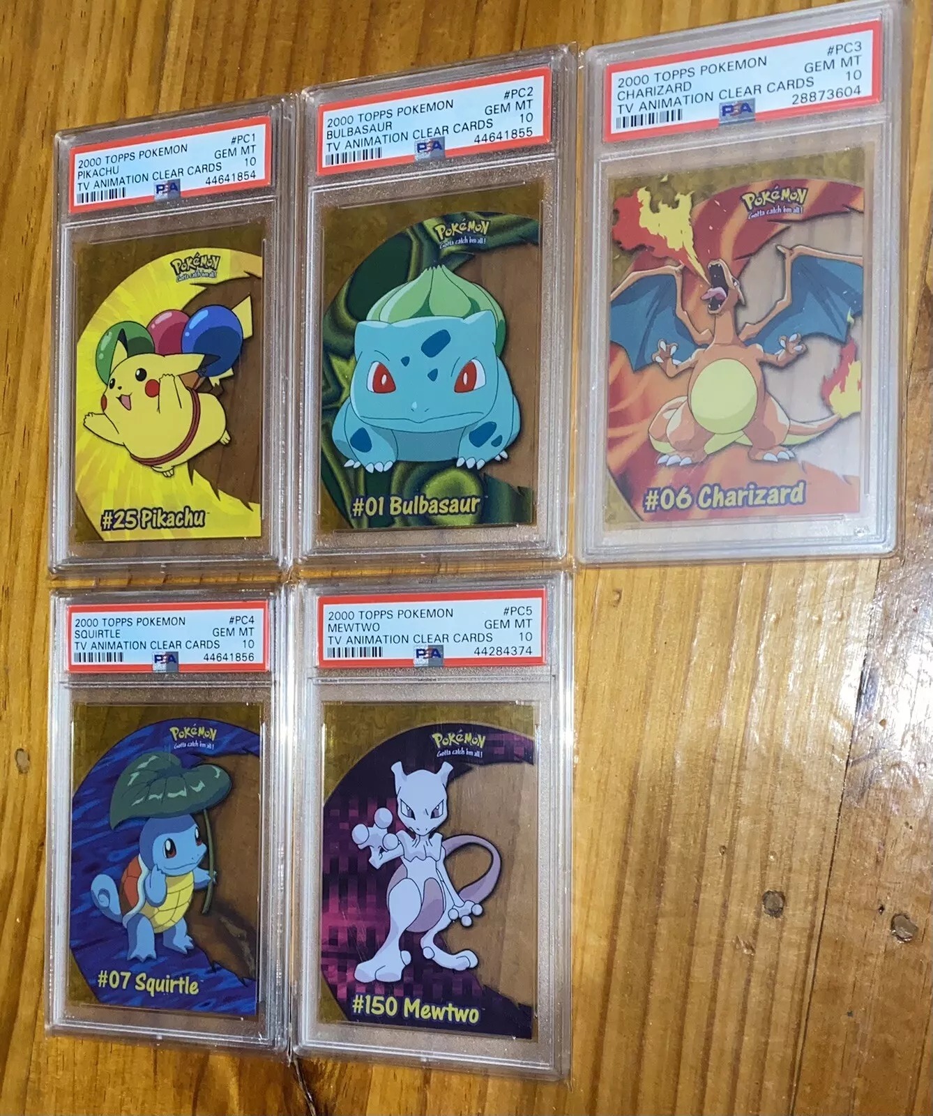 Pokémon TV Animation Clear Cards