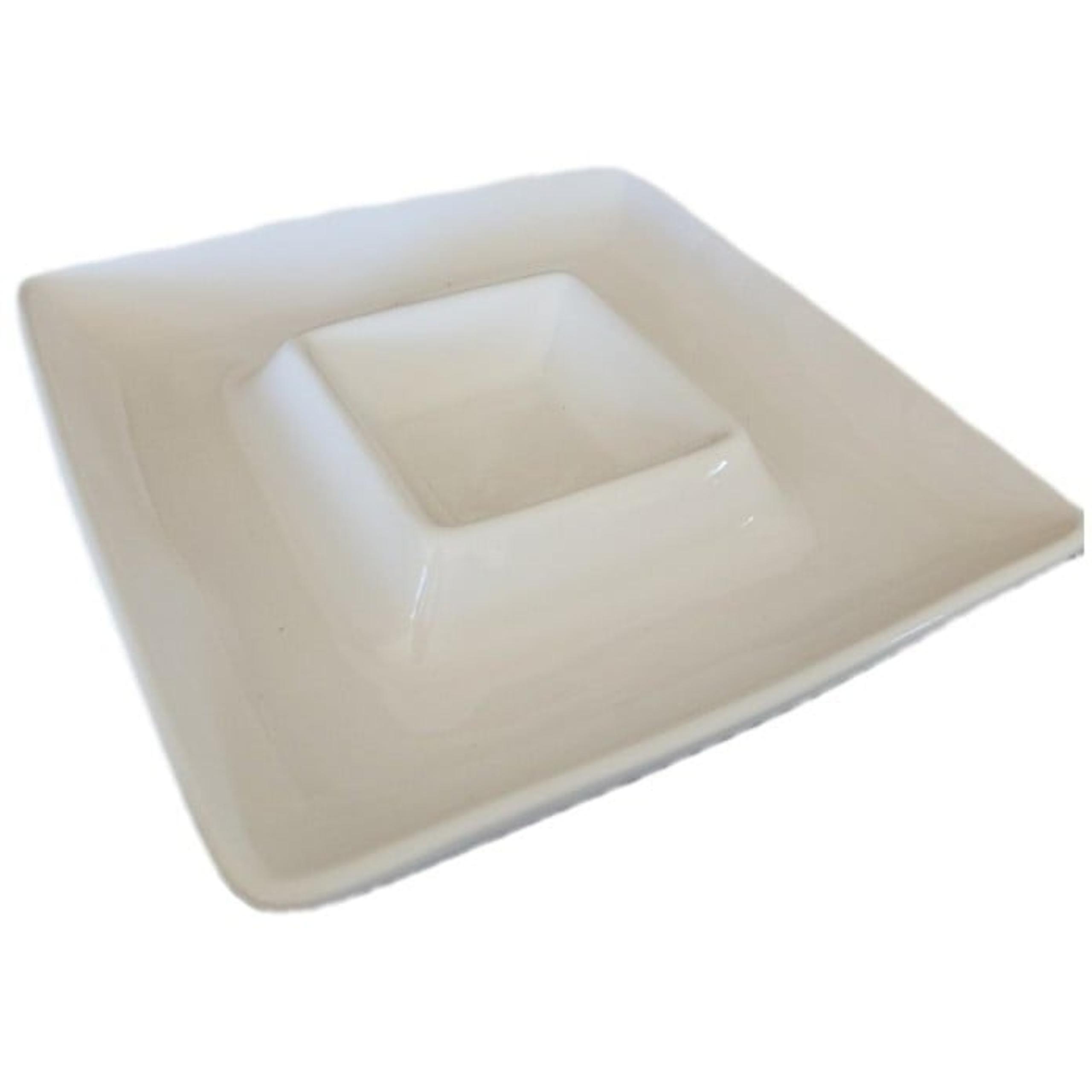 White Chip Dip Veggie Serving Tray Ceramic from At Home