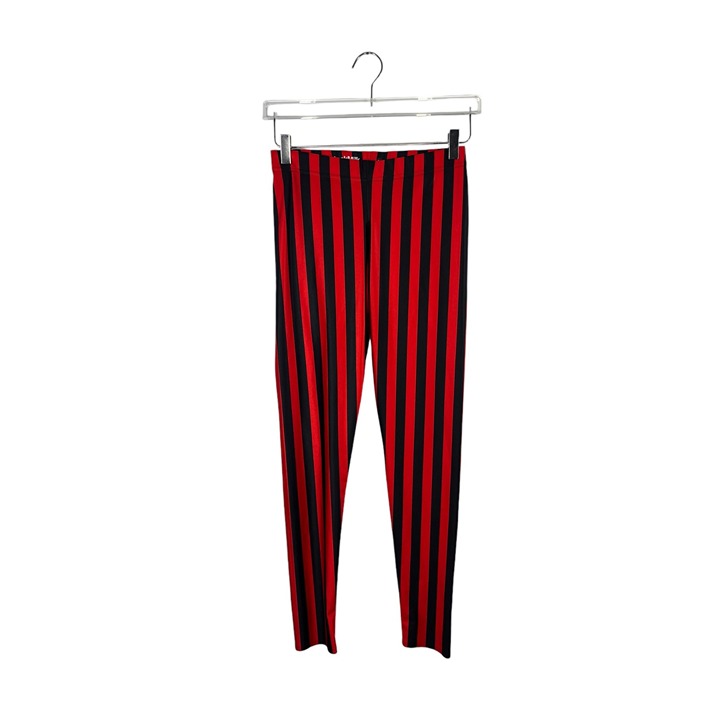BlackMilk Women's Red and Black Stripped Leggings Size - Large
