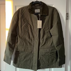 Universal Thread Women's Green Canvas Corduroy Utility Jacket, Size S - NWT