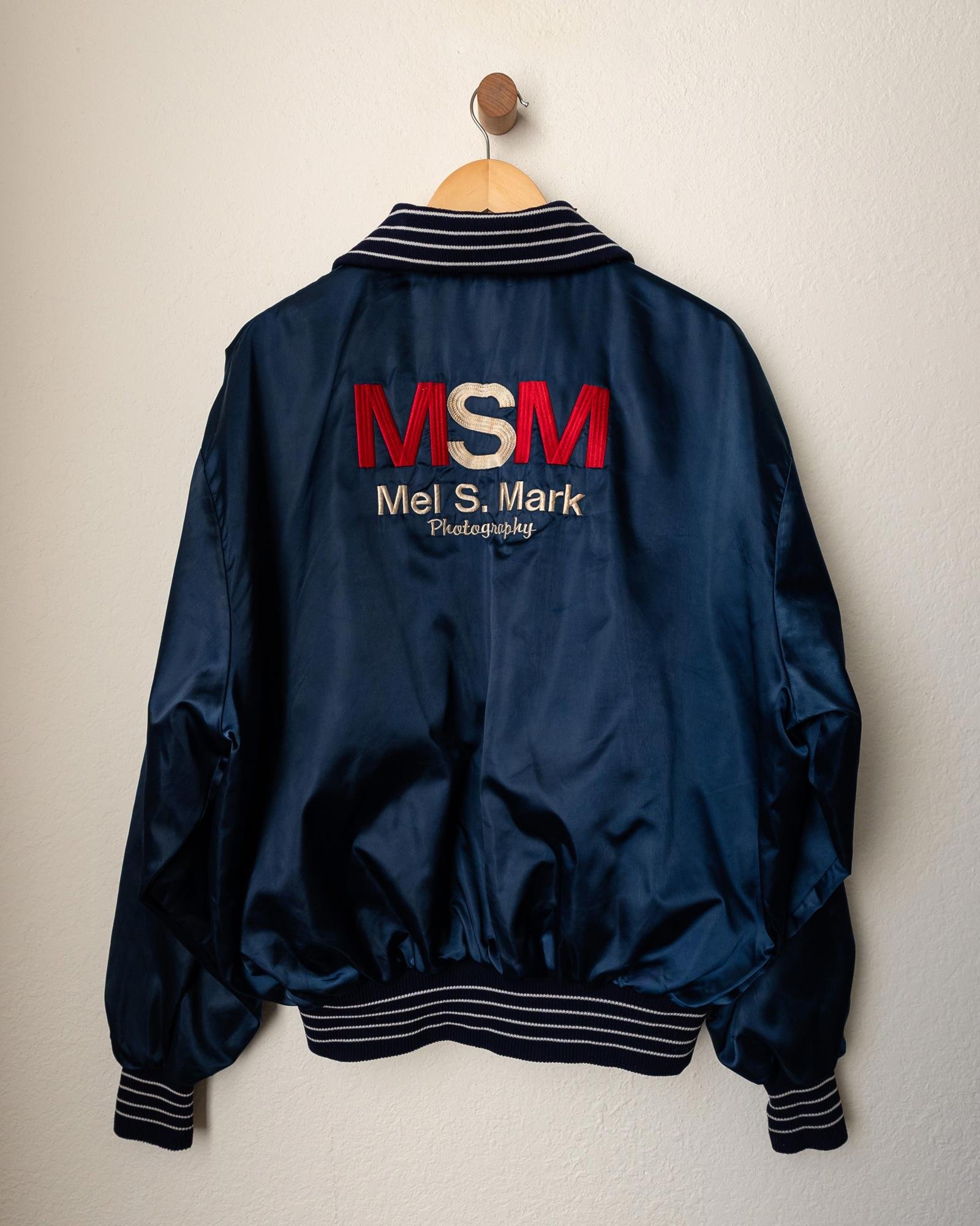80s Vintage Delong Satin Bomber Jacket MSM Photography
