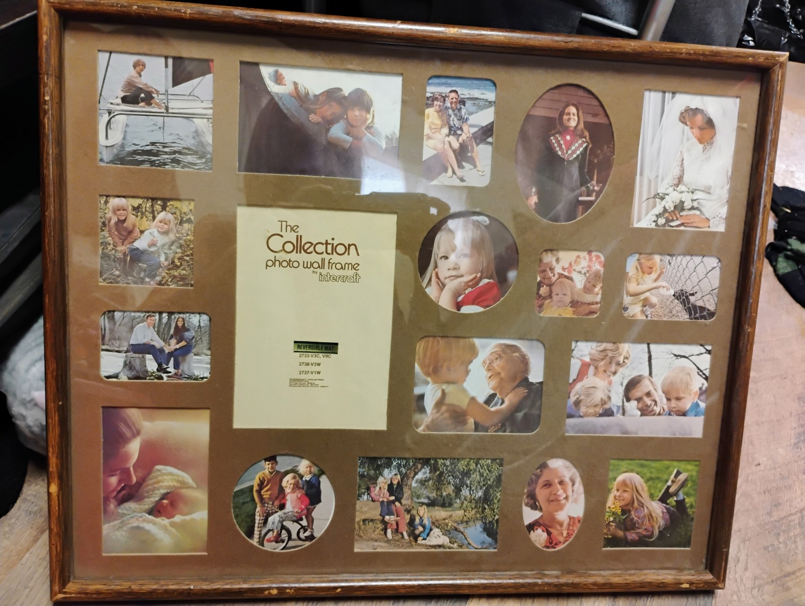 Vintage 16 X 20 Photo Wall Frame