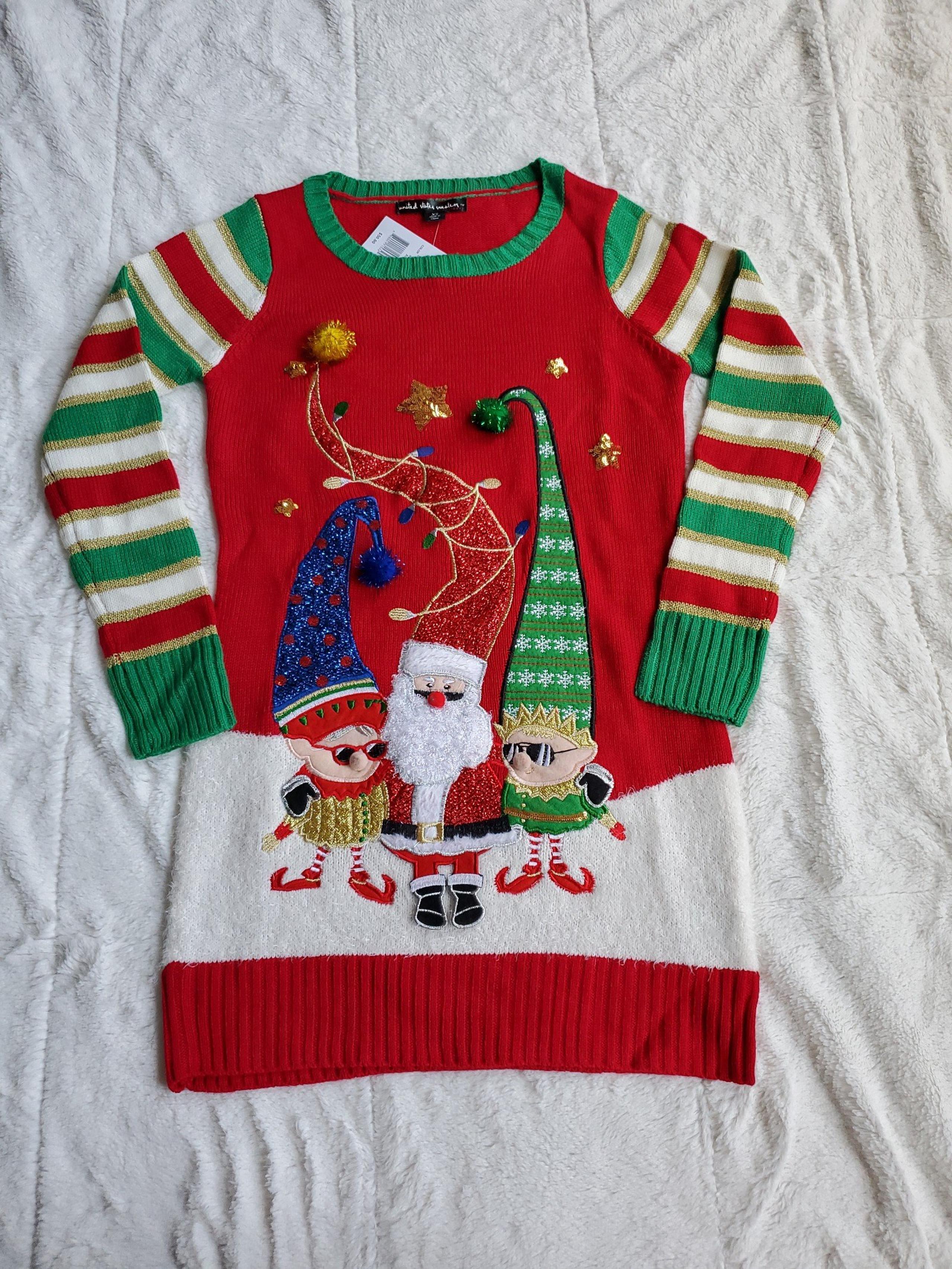 United States Sweaters Women's Ugly Christmas Sweater Size XSMALL