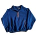 vintage The North Face blue fleece quarter zip pullover jacket size XL