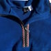vintage The North Face blue fleece quarter zip pullover jacket size XL