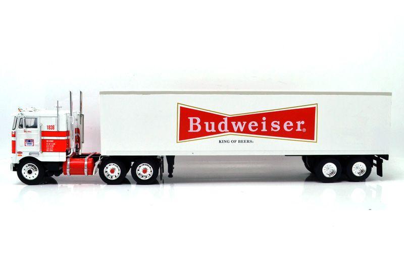 Peterbilt 352 W/ Van Trailer Budweiser | eBay