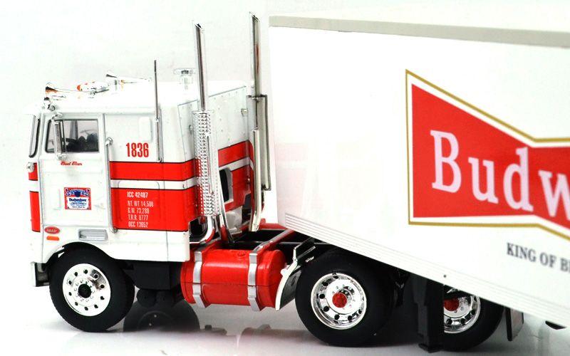PETERBILT 352 w/ VAN TRAILER BUDWEISER #PFAAXY | eBay
