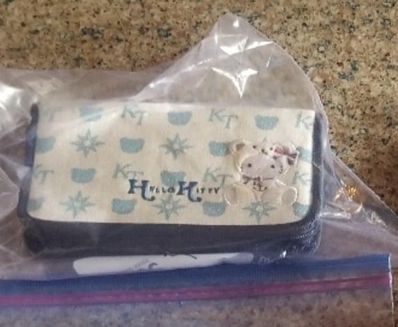 Hello kitty wallet vintage hk bear costume