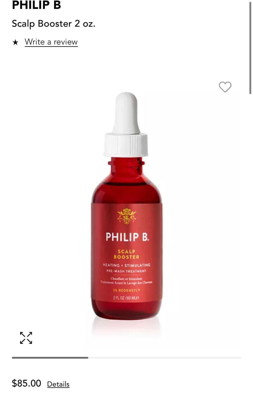 Philip B scalp booster