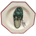 Christmas Unique Shoes Holiday Lane VTG Y2K Set Of 6 Salad/Dessert Plates NEW