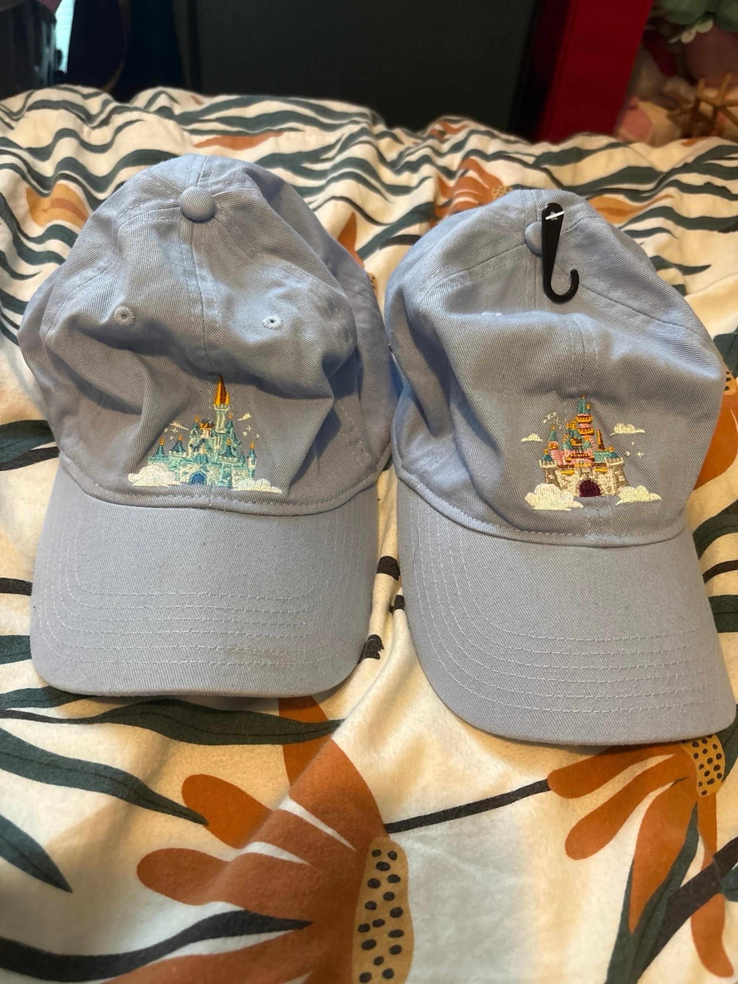 New with tags embroidered Disney world land castle hat dad blue adjustable parks