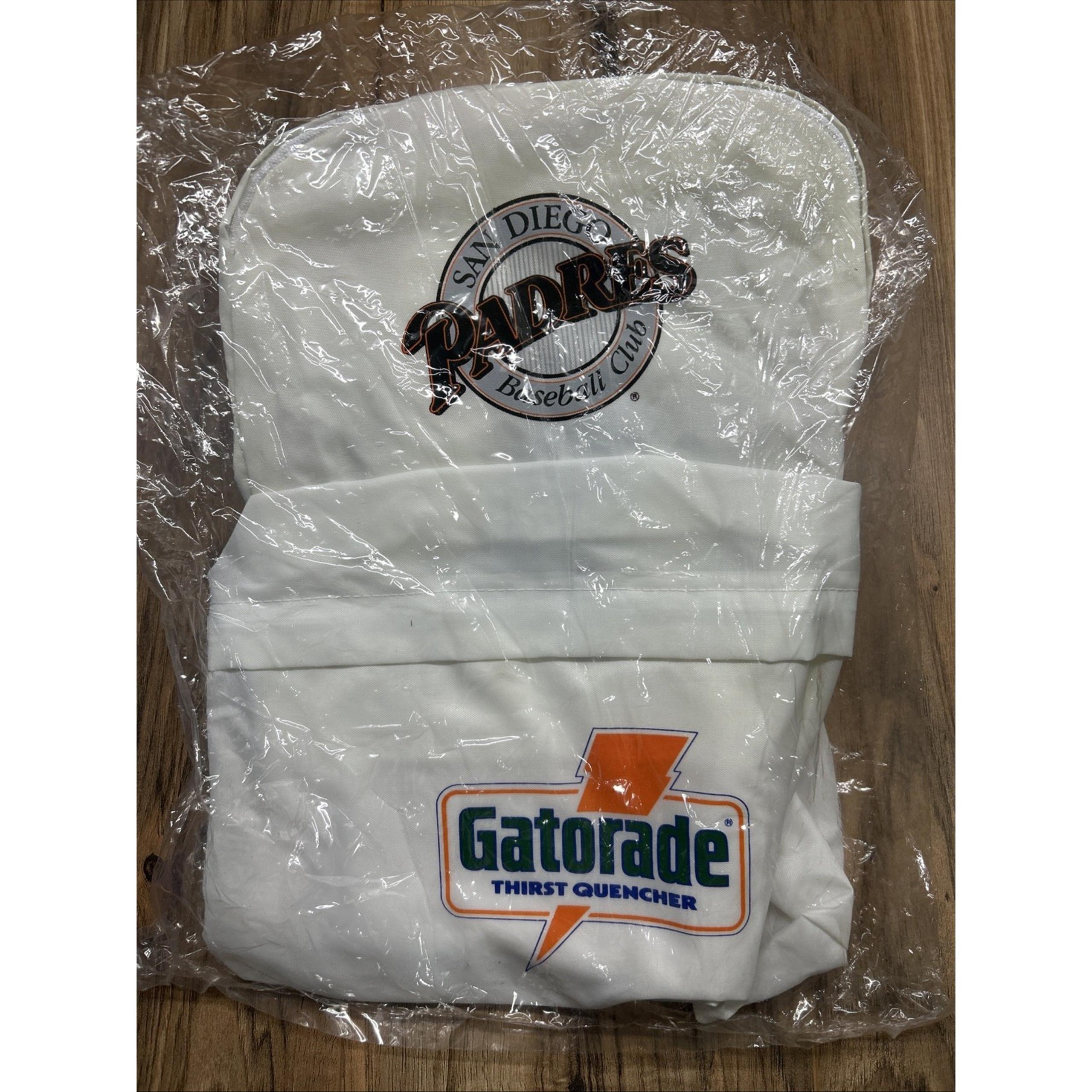 San Diego Padres Vtg 1990s Backpack Gatorade White Lightweight New Deadstock