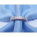 14K Karat Solid White Gold Designer Baguette & Round Diamond Ring - Size 6.50