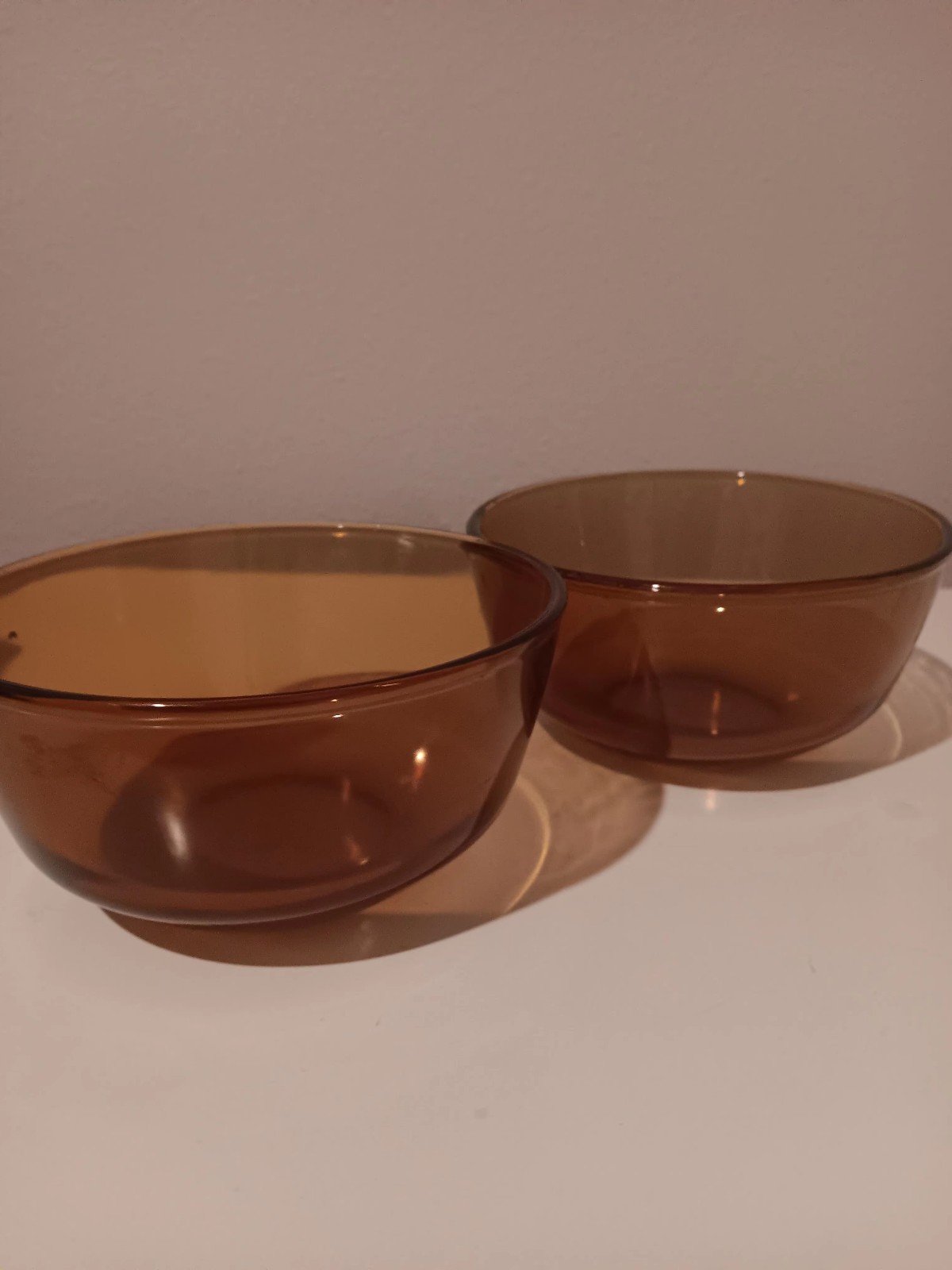 Fireking 6 in amber bowls