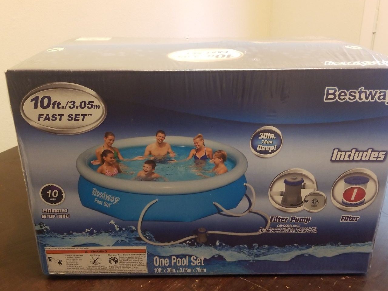 bestway pool 10ft pump included