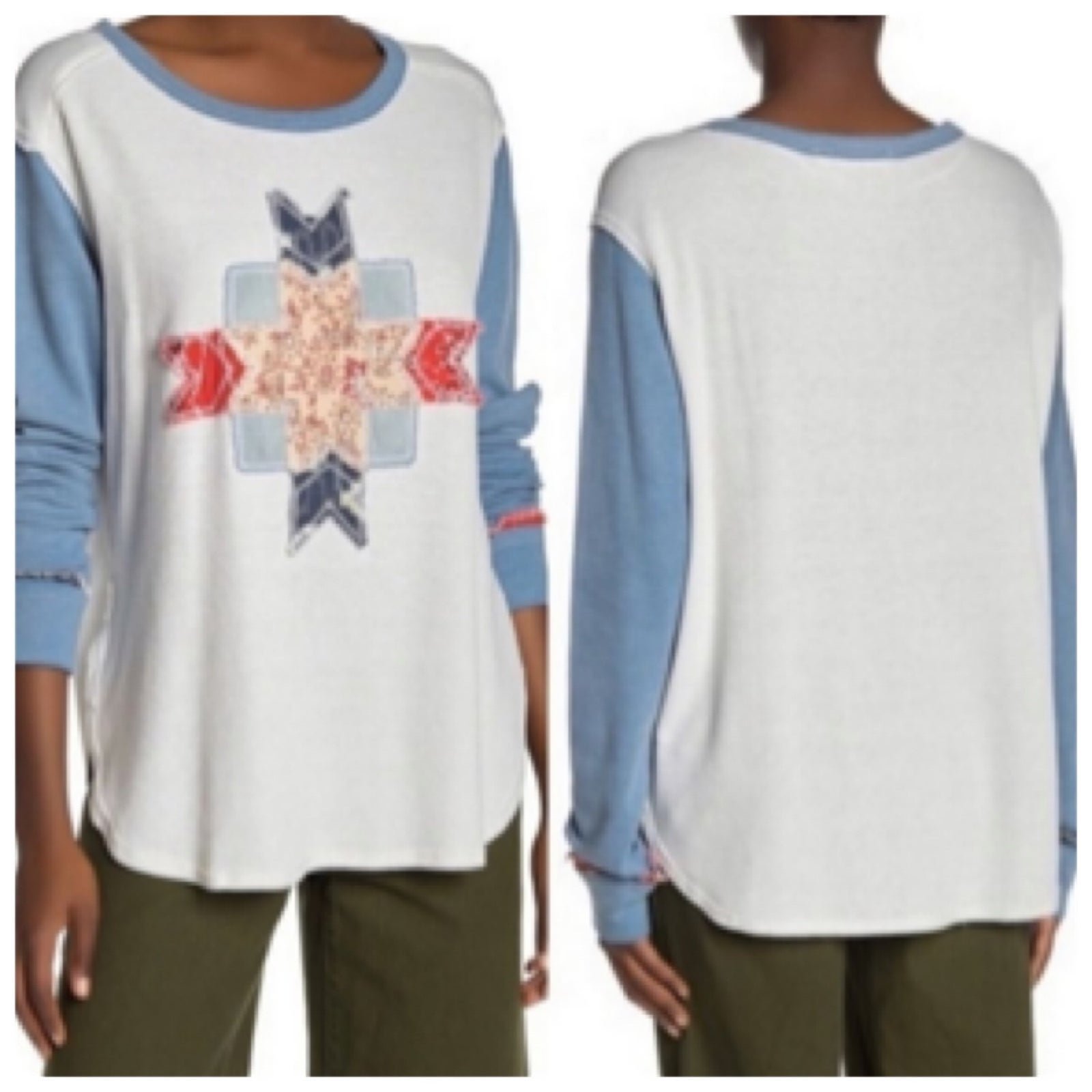Free People LONESTAR THERMAL TOP SMALL NEW