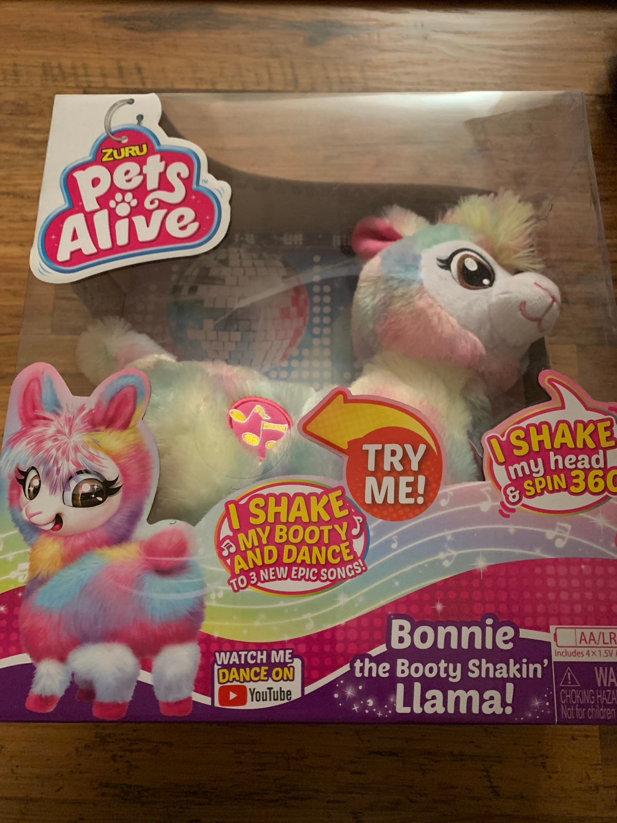 Pets Alive Booty Shakin' Llama Boppi Robotic Pet Figure [Rainbow Fur]