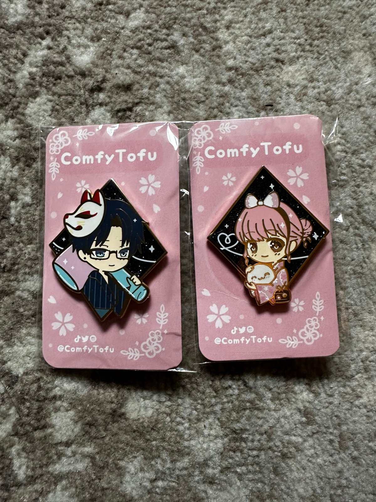 Wotakoi Enamel Pins