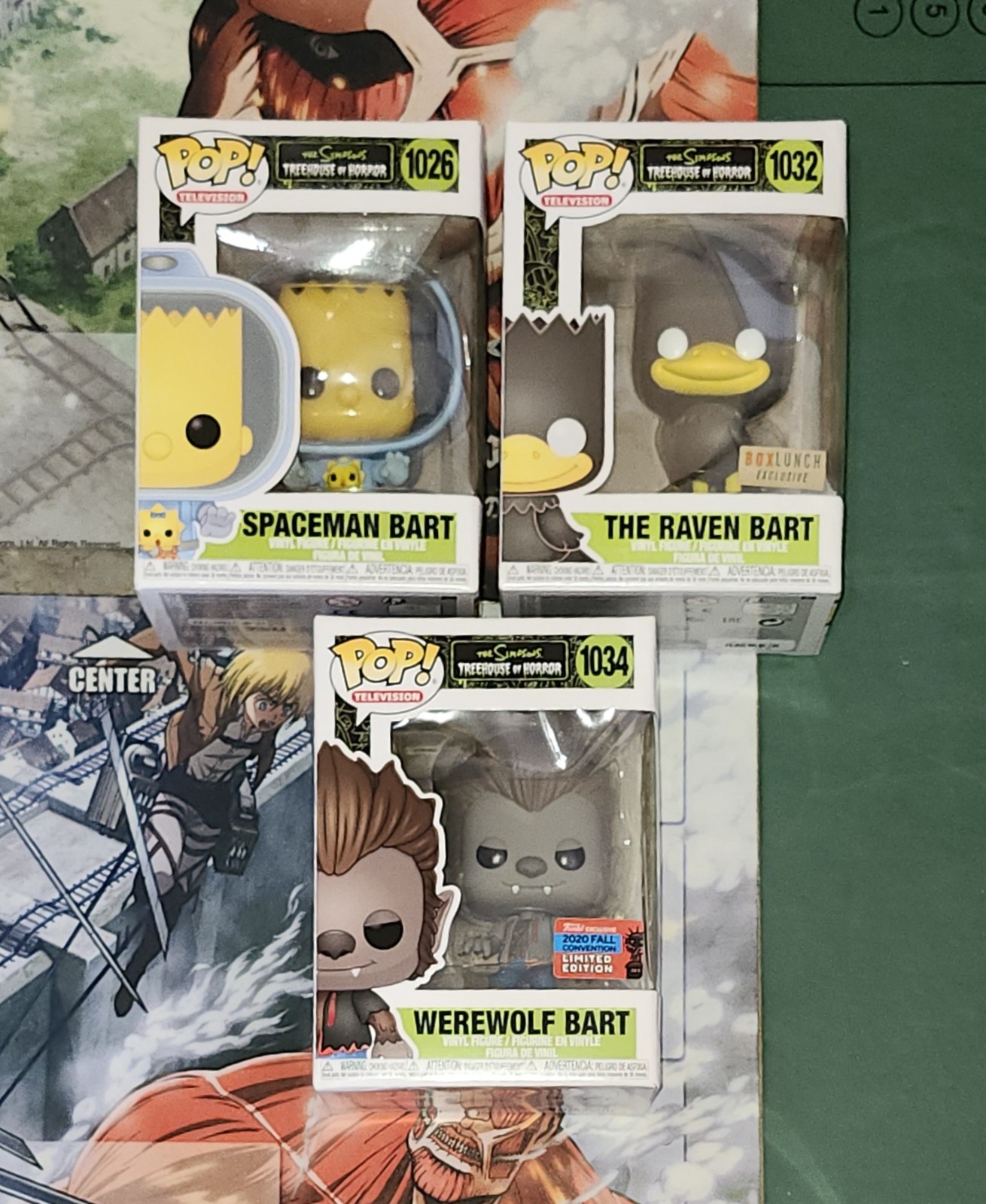 The Simpson's Treehouse of Horrors Funko Pop Bundle