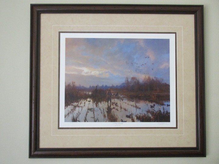 Framed Art - Outdoors Duck Hunting - A Good Morning - by Brett Smith