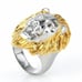 Lion Ring - Biker Ring - Mens Steel Ring