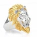 Lion Ring - Biker Ring - Mens Steel Ring