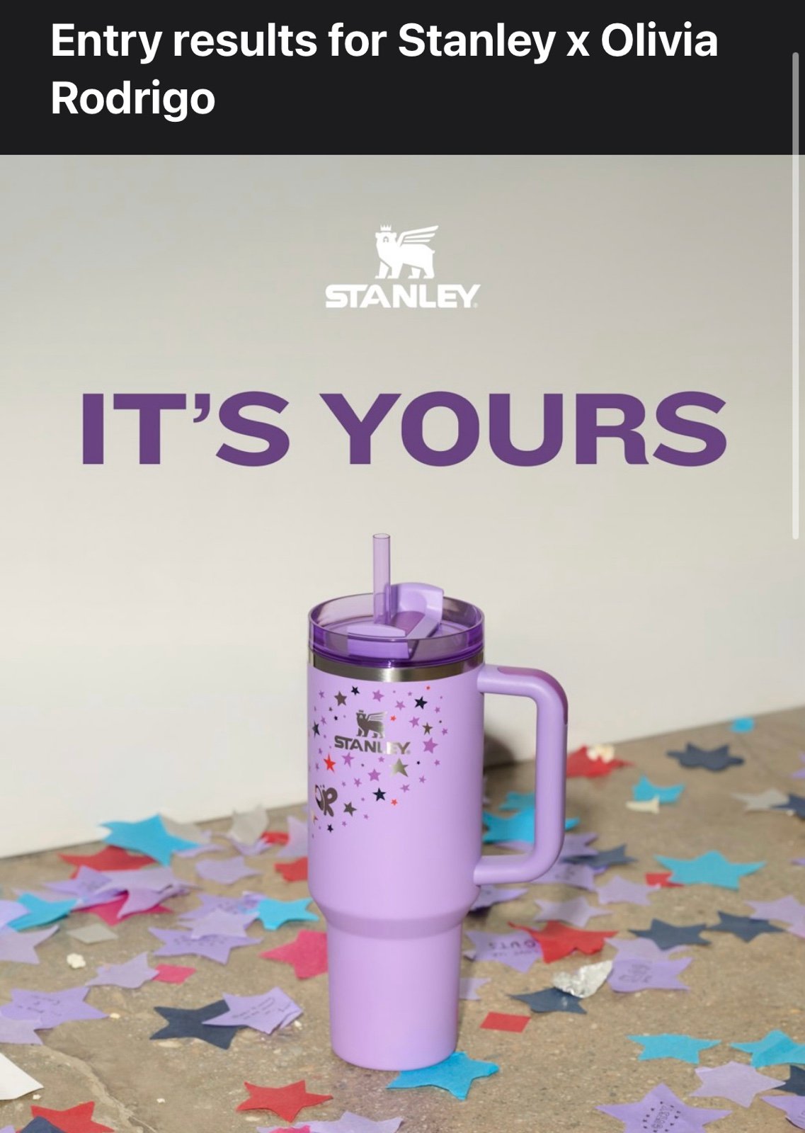 stanley x olivia rodrigo