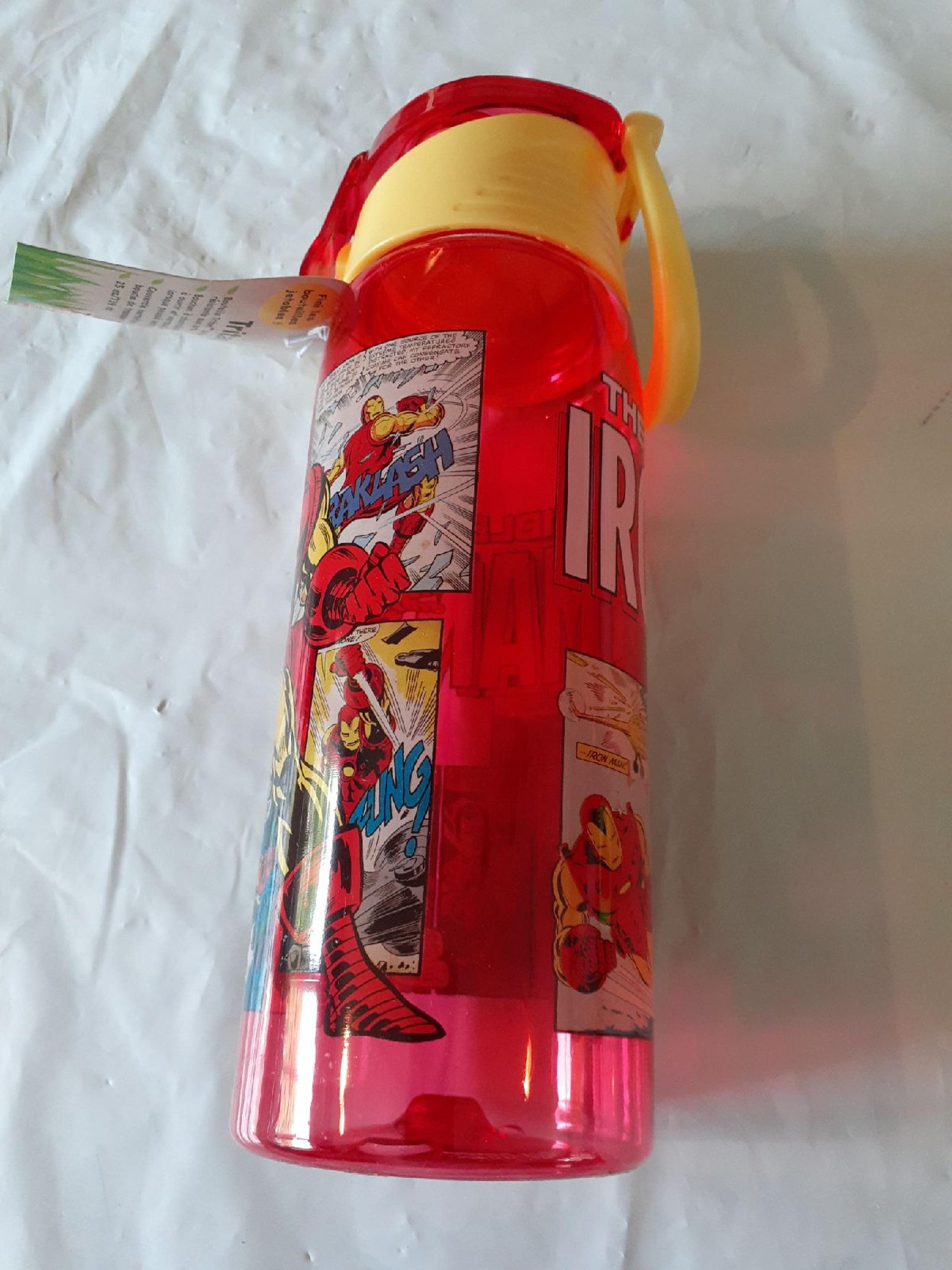 Triton Marvel Iron Man Water Bottle Nwt