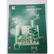 Cummins Parts Catalog B3.9 Series Engine Industrial Bulletin Number 4056536