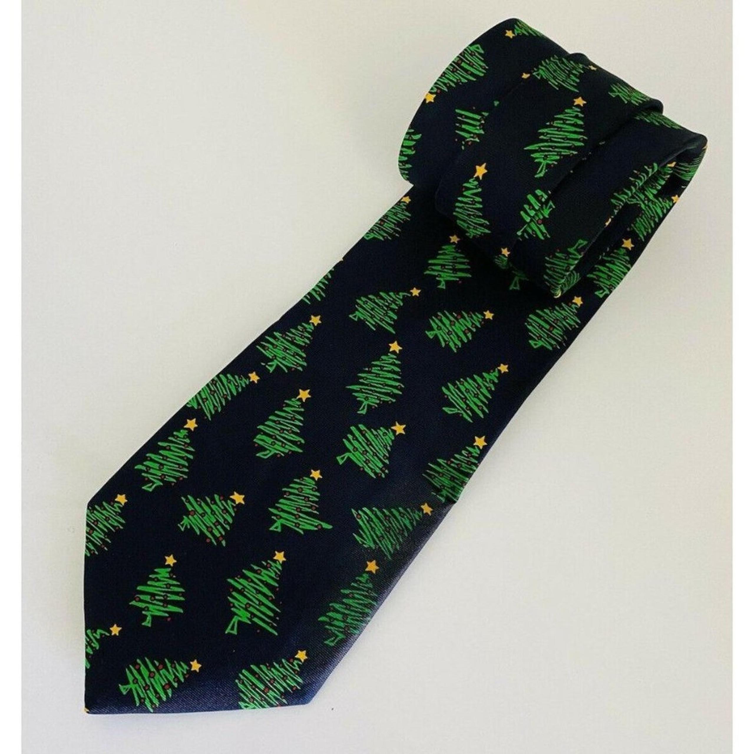 Christmas Tree Logo Neck Tie Necktie by Allyn